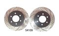 Approved Performance F14422 Front Kit Drilled Slotted Brake Rotors And Ceramic Pads Fits 4wd Only