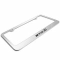 Ipick Image Made For Nissan 370z 3d Embossed Letters On Mirror Chrome Metal License Plate Frame