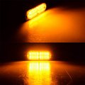 Amber 20-led Flash Strobe Light Caution Emergency Beacon Warning Hazard Compatible With Car Pov Construction Tow Truck Van