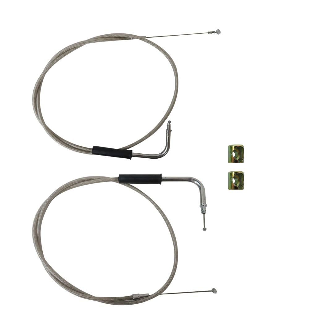 Throttle Cable With Idle Kit For 1996-2017 Fat Boy Flstf I For 56884-07 5635696a 56885-07 5635596a Updated Replacement