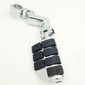 1 25 In Chromed Highway Clamp Foot Pegs For V-star Roadstar Vulcan Billet Aluminum Large Footrests Engine Guard Or Frame Tube 