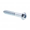 Prime-line Wood Screws Round Head Phillips Drive 10 X 1-1 4 In Zinc Plated 50 Pack 