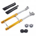 550mm Front Fork Shocker 49cc 2 Stroke Small Mini Triple Dirt Pit Bike Pro Trail Gold 