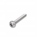 Uxcell M4 X 25mm 316 Stainless Steel Round Torx Head Machine Screw Silver Tone 15pcs