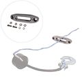 Extreme Max 5600 3096 Magna Polished Aluminum Universal Atv Utv Hawse Fairlead For Synthetic Rope 