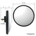 2 Pcs Kit 7-3 4 Round Convex Mirror With Stainless Steel Mounting Clamps Universal Fit Tractor Loader Rtv Utv
