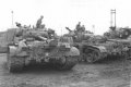 24x36 Gallery Poster M26 Pershing And M4 Sherman Tanks 73rd Heavy Tank Battalion At The Pusan Docks Korean War 