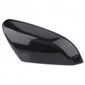 Qiilu Replacement Rearview Mirror Cover 2pcs Rear Carbon Fiber Style Car Caps Fit For Honda Civic Sedan Coupe 2016 2017 2018