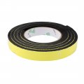 Uxcell Sealing Foam Tape 20mm Wide 6mm Thick 2m 6 56ft Long Self Adhesive Weather Strip For Window Door Insulation Yellow Black