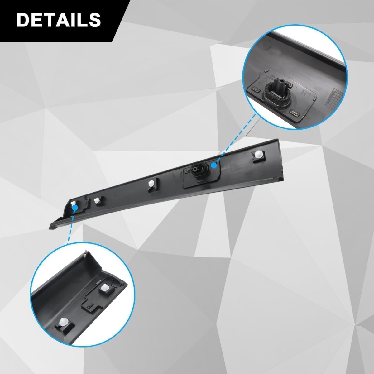 Door Trim Molding Lower Left Rear For Mitsubishi Outlander Phev 2022 2023 2024 Replace 5757a601 Front Driver Side