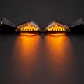 2x 9mm Motorcycle Accessories Black Racing 15 Led Turn Signal Light Indicator Lens Blinker Universal For Suzuki Gsx-r400