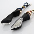 2x 9mm Motorcycle Accessories Black Racing 15 Led Turn Signal Light Indicator Lens Blinker Universal For Suzuki Gsx-r400