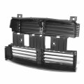 Fo1206128 Factory Style Front Radiator Shutter Assembly Compatible With Ford Mustang 2 3l 5 0l 2018-2023 Matte Black