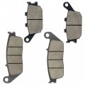 Caltric Front Rear Brake Pads Compatible With Honda Vt1300cx Vt 1300cx Fury 1300 2010-2016