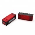 Auxbeam 2pcs 12v Led Rectangular Trailer Light Kit Stop Turn Running Lights For Truck Dump 