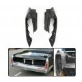G-plus Rear Fiberglass Bumper Fillers Set Of 2 Compatible With Cadillac Deville 1980-1992 Fit For Fleetwood Brougham Black