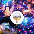 Swertoy 2022 New Colorful Rotating Magic Ball Light Party Disco Bulb With Sockets For Home Room Dance Parties Birthday Dj Bar