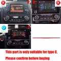 Xiter 15pcs Instrument Panel Console Center Frame Decorative Trims Steering Wheel Cover Molding Automotive Full Set Of Car