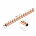Uxcell Copper Round Tube 6mm Od 0 5mm Wall Thickness 300mm Long Straight Pipe Tubing