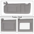 Ocpty Left Right Sides Gray Sun Visor With Sunroof Fit For 2006 2007 2008 2009 2010 2011 Toyota Camry 74320-06800-b0