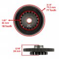 Caltric Starter Clutch Hub Sprag And Gear With Gasket Kit Compatible Polaris Rzr 570 2014 2015 2016
