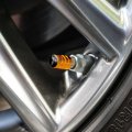 Pheasant Illustration Valve Stem Caps For Tire Rim Wheel Aluminum Yellow