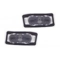 License Lamp Assembly Pair For Toyota Corolla 2014 2015 2016 2017 Driver And Passenger Side Dot Certified Clear Lens Plx M1 311 
