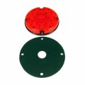 Fortpro 7 Red Round Tail Stop Turn Led Bus Light With 17 Leds And Convex Dot Lens F235308 