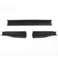 Upper Tailgate Molding Forord 250 350 F 450 F 550 Super Duty 2008 2018 Matte Black Abs Trim 6 75 Ft Bed With Flex Step Hc3z