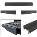Upper Tailgate Molding Forord 250 350 F 450 F 550 Super Duty 2008 2018 Matte Black Abs Trim 6 75 Ft Bed With Flex Step Hc3z 
