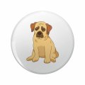 Boerboel Puppy Dog Design Keychain Double Sided Stainless Steel 3d Resin Encased Round Key Ring 1 25 In Diameter 