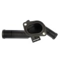 Engine Coolant Water Outlet Rear For Volkswagen Golf 1999 2006 Plastic Black 90 Degrees Housing Neck Angle 0 275 In Mounting 