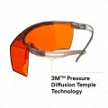3m Securefit 3700 Series Sf3706as-gry Gray Temples Orange Otg Anti-scratch Lens