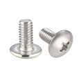Machine Screws M4x8mm Phillips Screw 304 Stainless Steel Fasteners Bolts 20pcs 