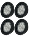 10 Pack 2 5in Round Led Clearance Marker Lights Red Side Trailer Waterproof Universal Fit For Truck Bus Van Boat Lorry Caravan 