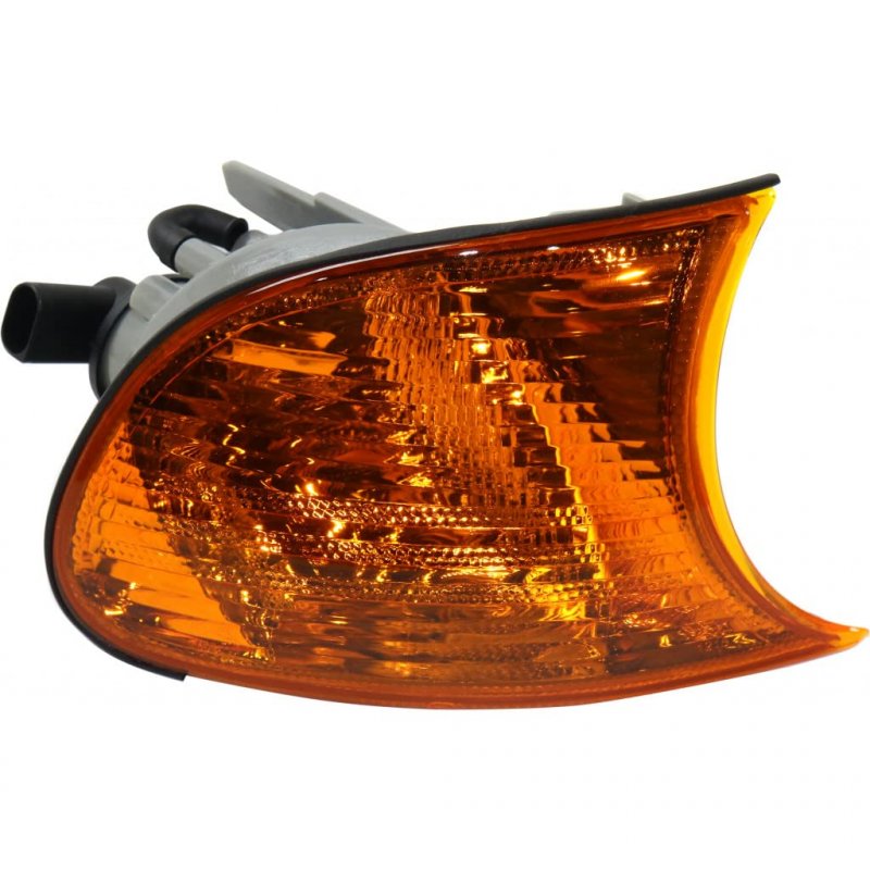 Carlights360 For Bmw 323ci Turn Signal Parking Light Assembly 2000 Passenger Side Amber Lens Bm2521106
