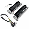 Httmt- Chrome Sequential Led Turn Signal Run Brake Taillight Smoke Lens Compatible With 14-19 Electra Glide Ultra Classic P N