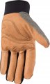 Men S Heavy Duty Leather Palm Hybrid Spandex Work Gloves Gray Medium 3236m Grain Pigskin Breathable And Abrasion Resistant 