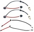 Bapmic 2 Pcs Rear 98761267601 Front Left 99761275700 Right 99761275500 Brake Pad Wear Sensor Kit Compatible With Porsche
