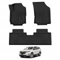 T Tgbros Floor Mats Custom Fit For 2018-2023 2024 Chevrolet Chevy Equinox Accessories All Weather Protection Tpe 2 Rows Liners 