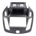 2din Dashboard Radio Panel For 2014-2018 Ford Transit Connect Tourneo Abs Plastic Black Painted W Harness 