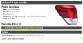 Left Driver Side Outer Tail Light Assembly Led Body Mounted For 2019-2024 Subaru Forester
