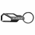 Ipick Image Compatible With Honda Cr-v Gunmetal Black Carabiner-style Snap Hook Metal Key Chain