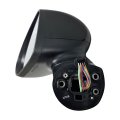 Spieg Ki1320188 Driver Side Mirror Replacement For Kia Rio 2014-2017 Power Folding Heated Turn Signal Paint To Match Cover 8pin