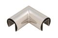 Grrf20hps 1 7 8 In 316 Polished Stainless Steel 90 Degrees Horizontal Roll Formed Cap Rails Corner 