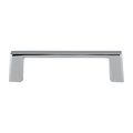 10 Pack Rok Hardware 3 76mm Hole Sleek Square Style Chrome Kitchen Vanity Dresser Cabinet Pull Handle 3-3 8 85mm Overall Length 