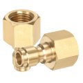 2pcs Pressure Washer Adapter 1 4 Male Quick Plug To M14 Female Connect Fittings Brass Swivel For Power Washers Hose 
