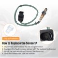 X Autohaux Car Air Fuel Ratio O2 Oxygen Sensor Replace 0035427018 For Mercedes-benz C280 2006-2007 G550 E550