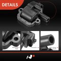 A-premium Engine Ignition Coil Pack Compatible With Chevrolet B7 Camaro Corvette Gmc C3500hd Savana 3500 Cadillac Cts Pontiac