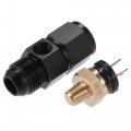 Uxcell 1 Set Auto Engine Temperature Cooling Fan Switch Fitting Adapter 8an 180 F On-165 Off